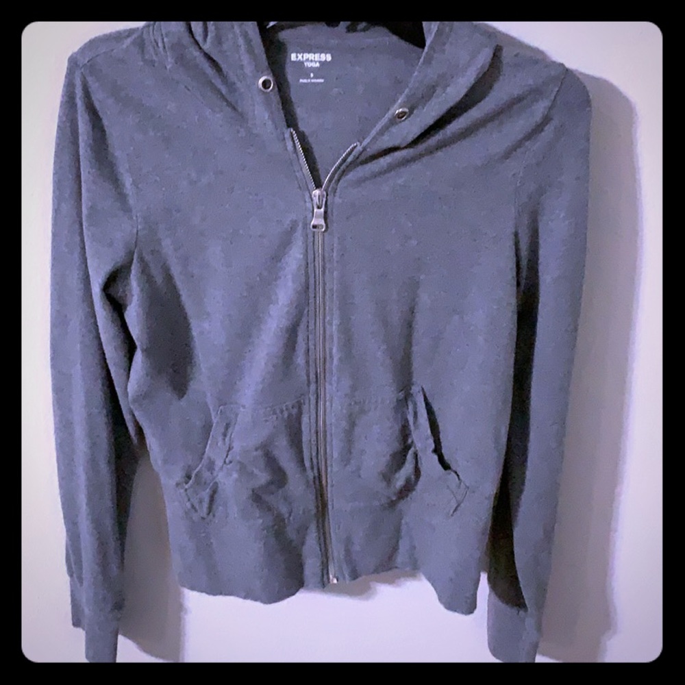 Express yoga zip up hoodie